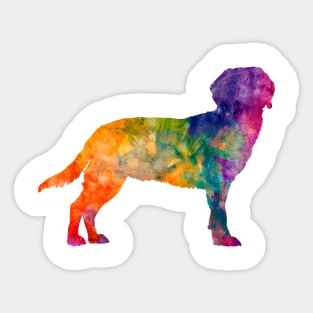 Tyrolean Hound in watercolor Sticker